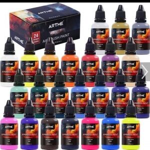 Airbrush Paint Set - 24 Unique Colors